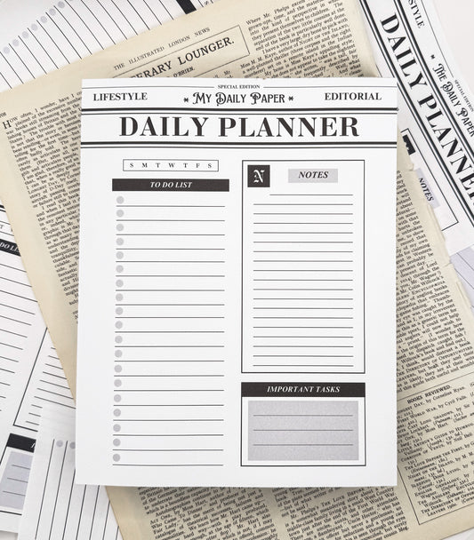 Morning Paper - Daily Planner