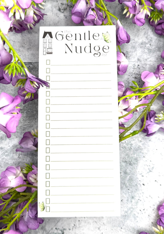 The Gentle Nudge - To-Do List 3.5" x 8.5"
