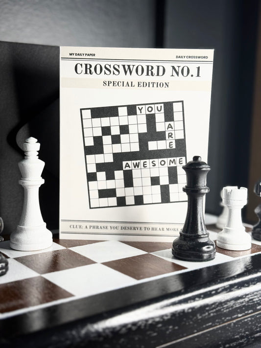 Crossword - My Daily Paper - Greeting Card