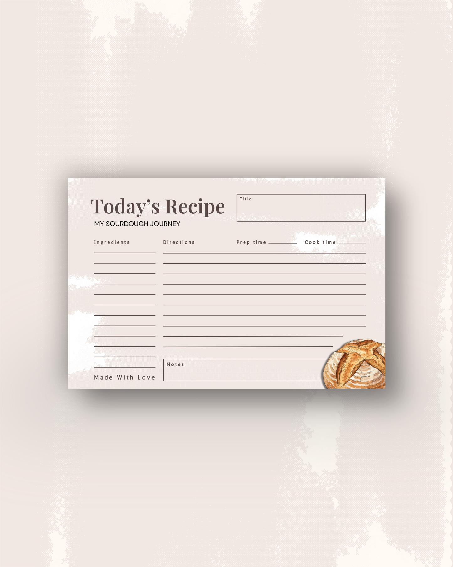 Today's Recipe - Recipe Cards (12 pack)