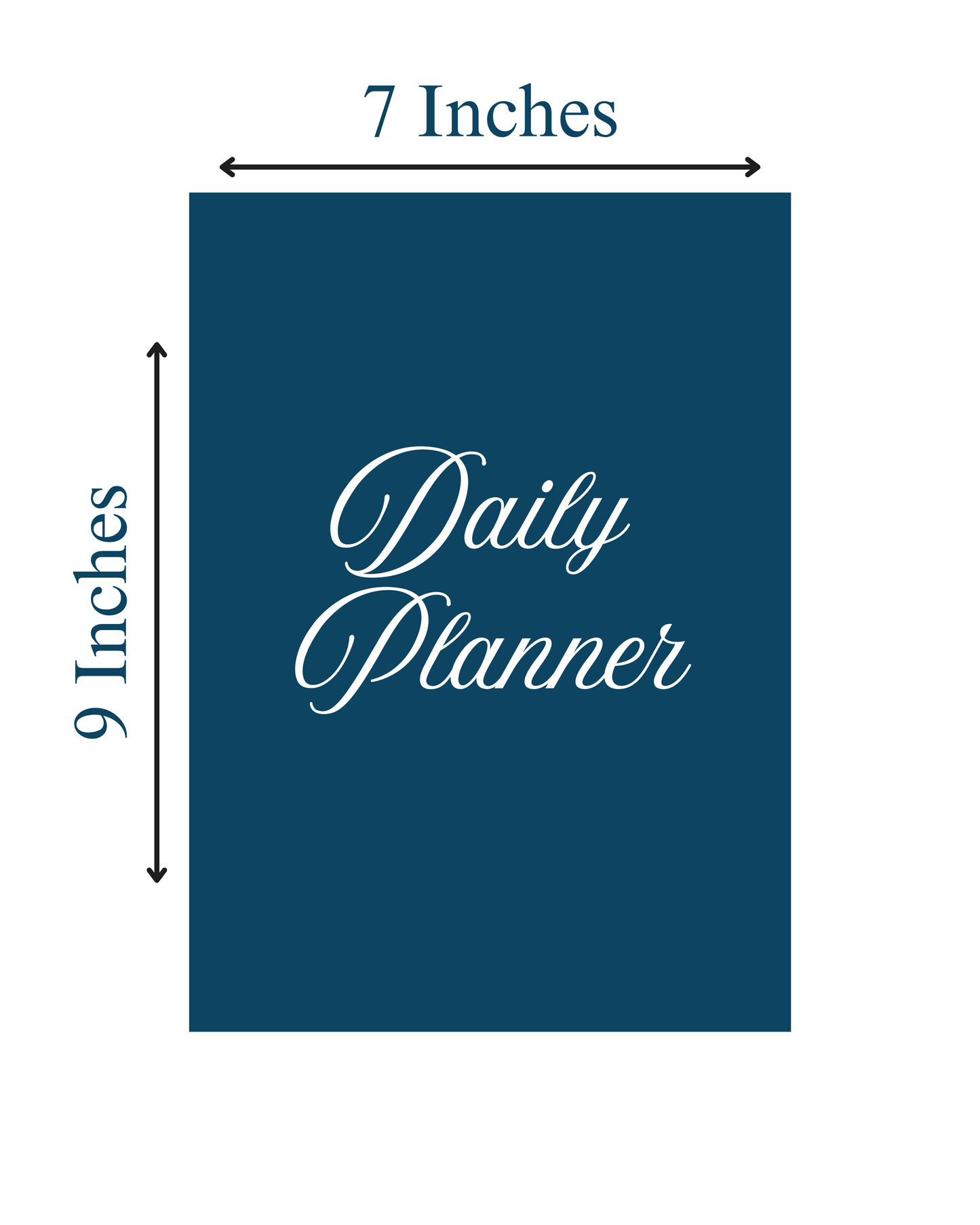 The Day Unfolding - Daily Planner 7" x 9"