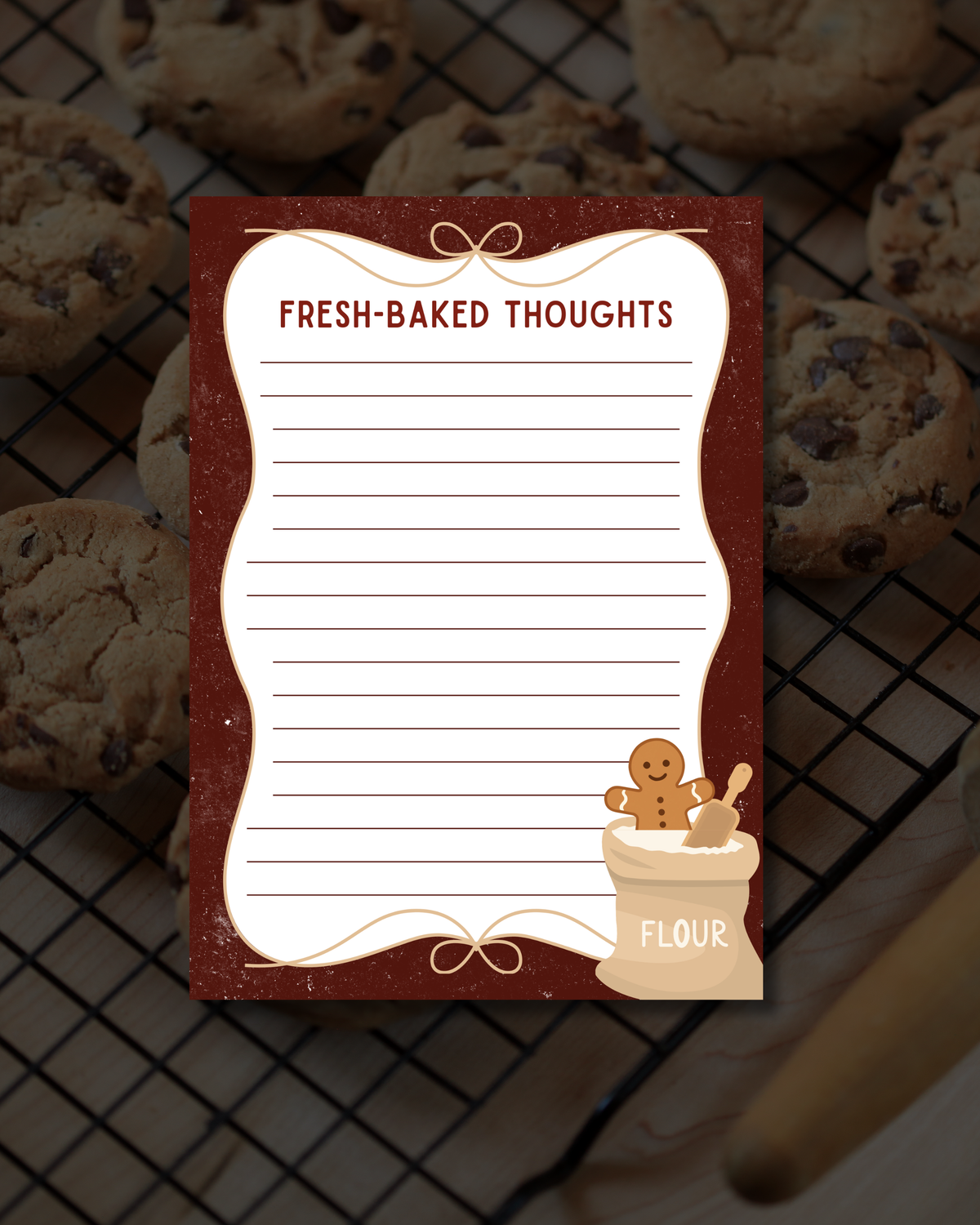 Fresh Baked Thoughts - Notepad