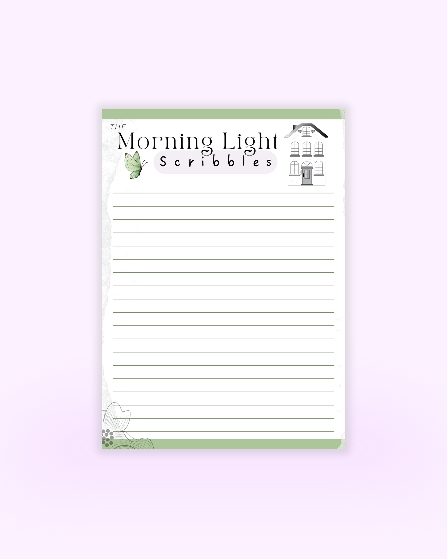 The Morning Light Scribbles - Notepad