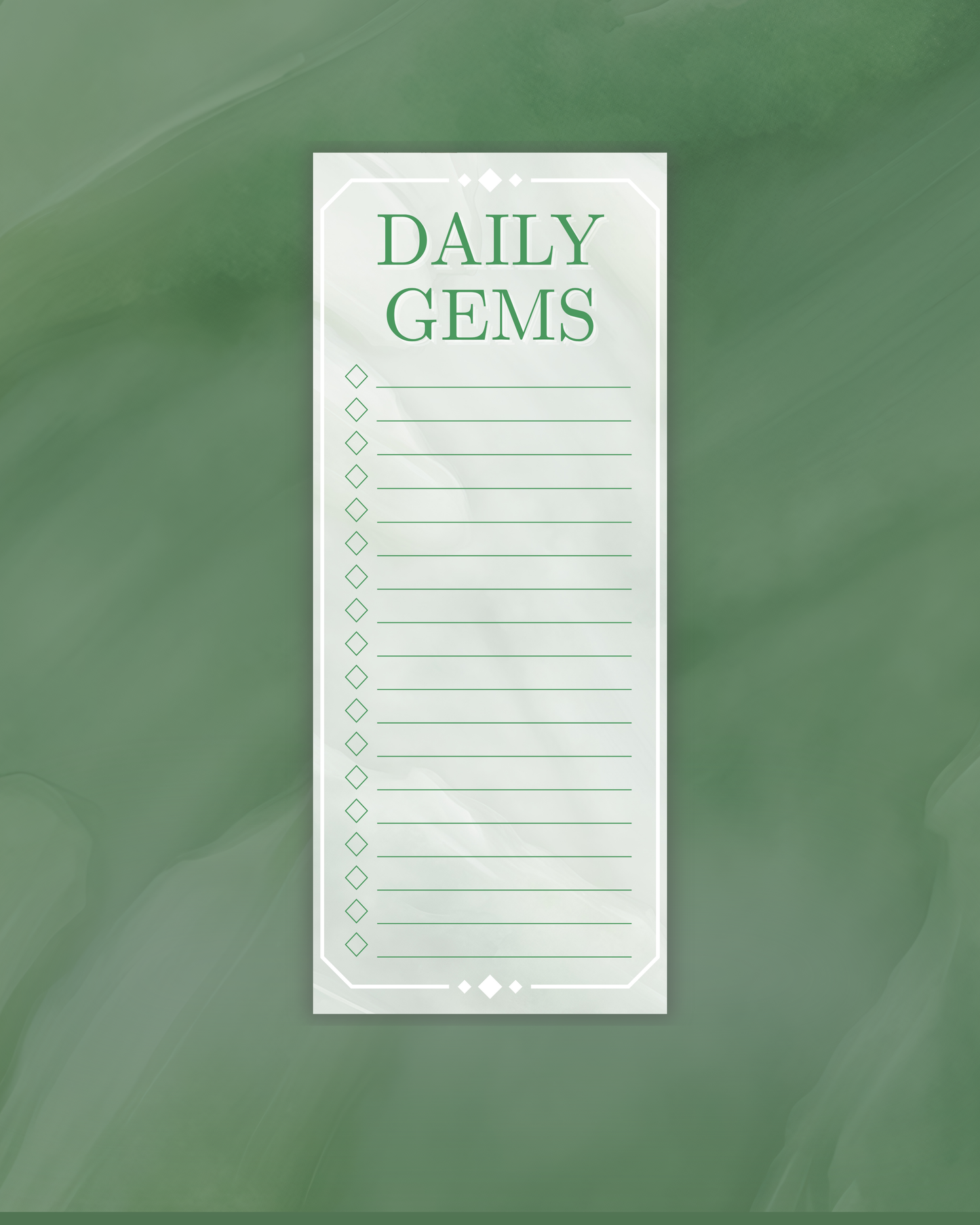 Daily Gems - To-Do List