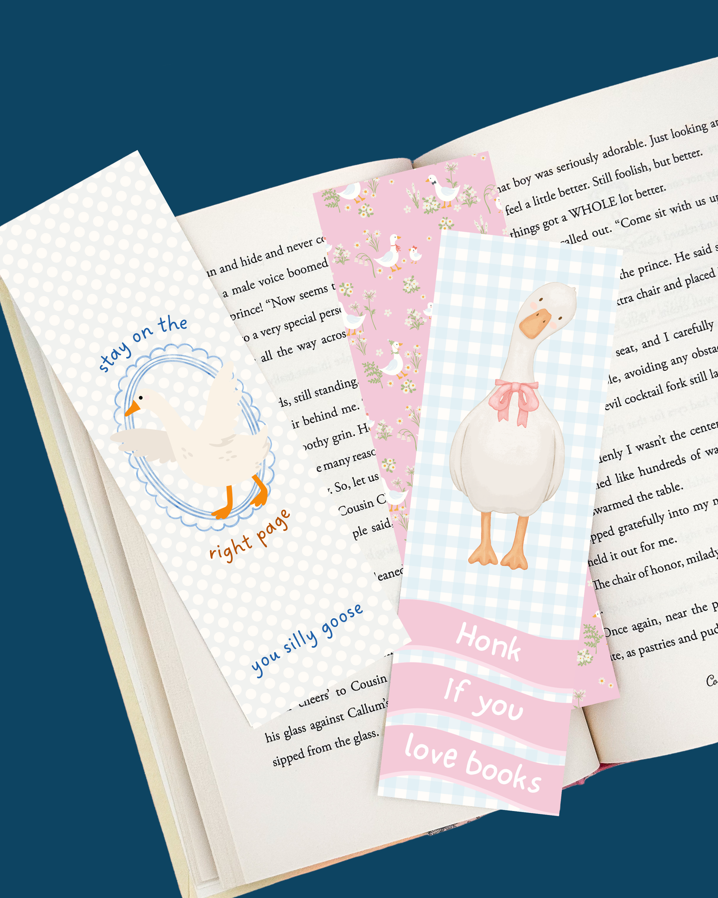 Bookmark Trio - Silly Goose