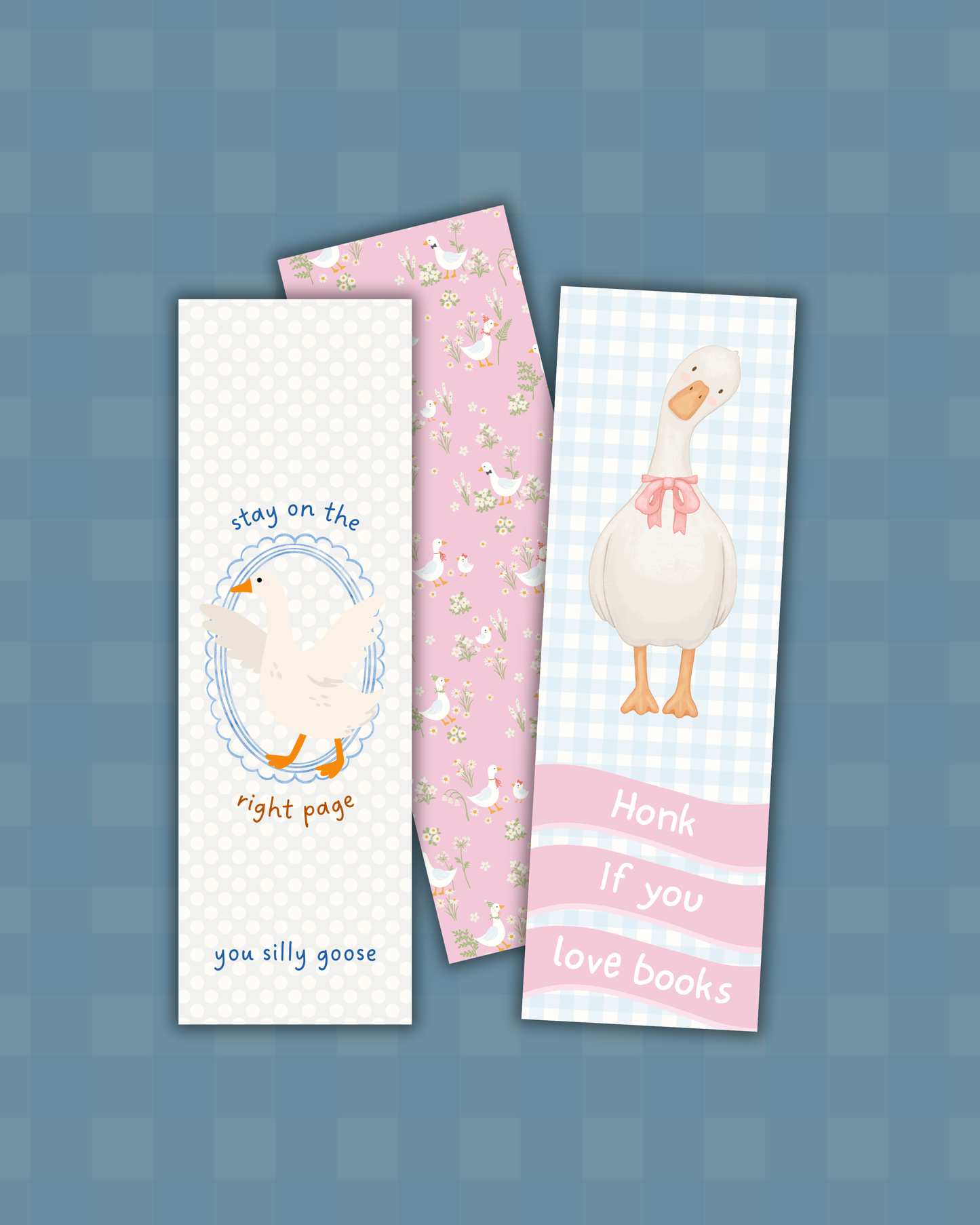 Bookmark Trio - Silly Goose