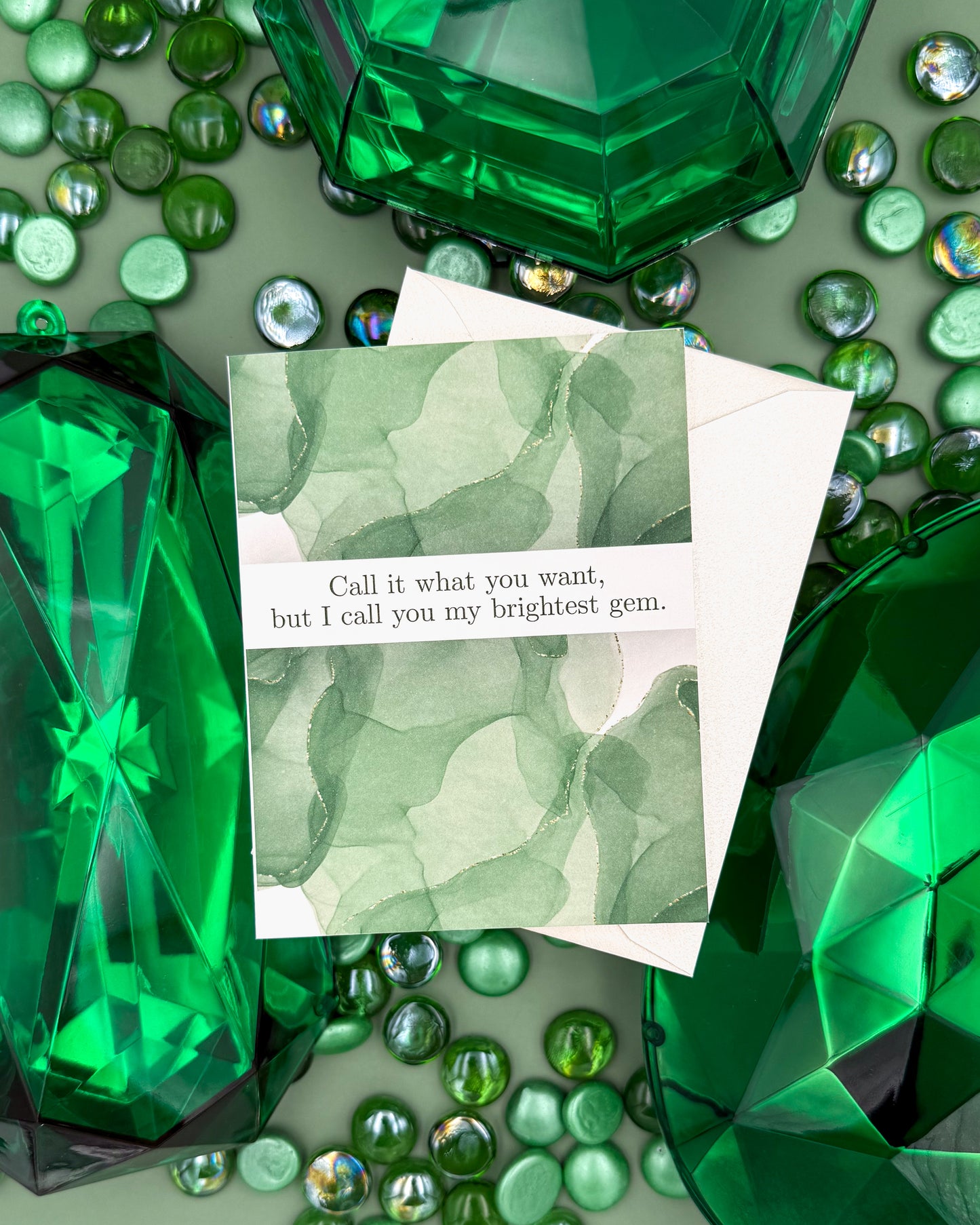 Call It What You Want - Emerald Mine - Greeting Card