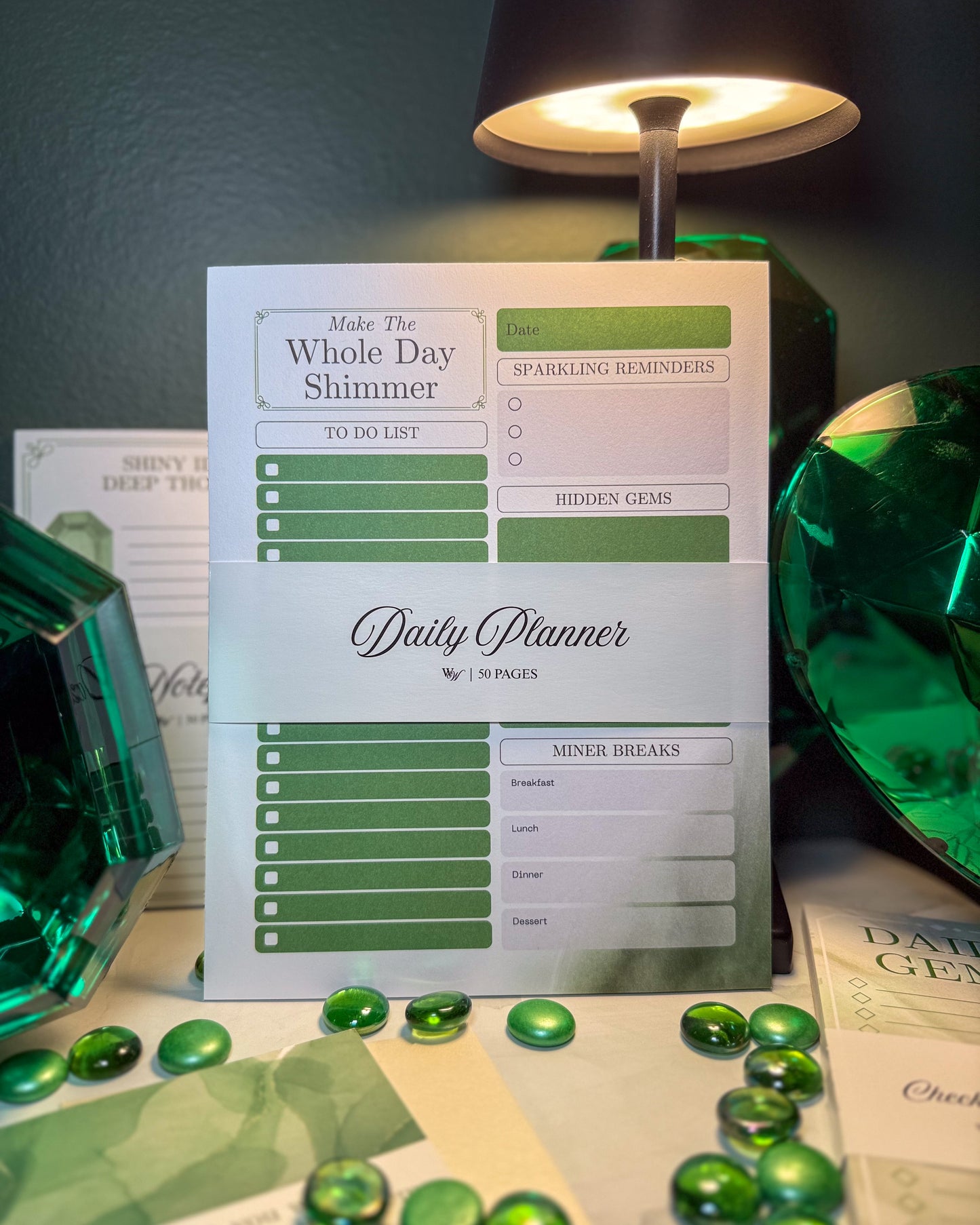 Make the Whole Day Shimmer - Daily Planner