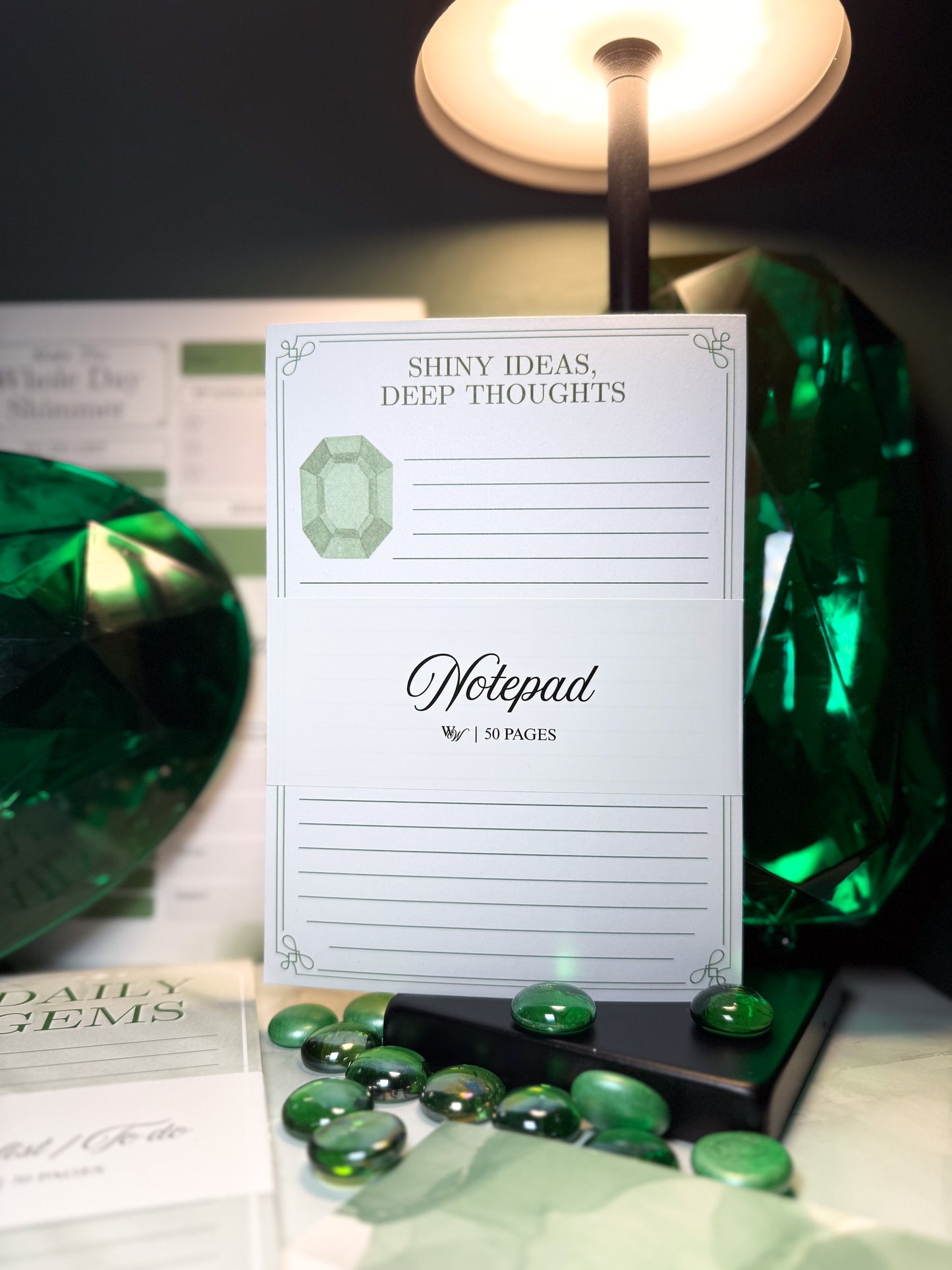 Shiny Ideas, Deep Thoughts - Notepad