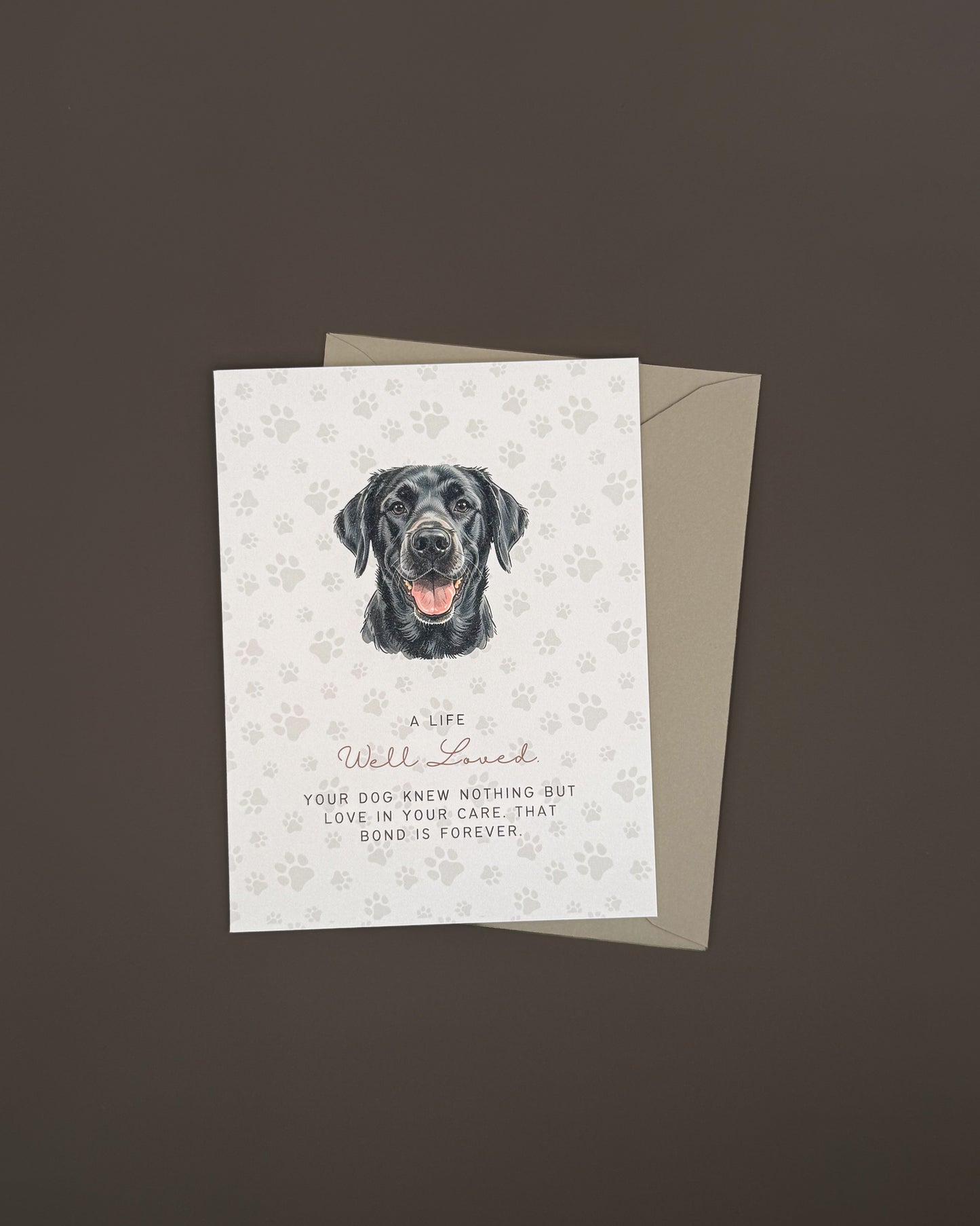A Life Well Loved - Greeting Card