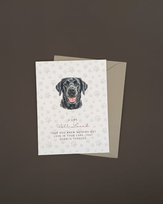 A Life Well Loved - Greeting Card
