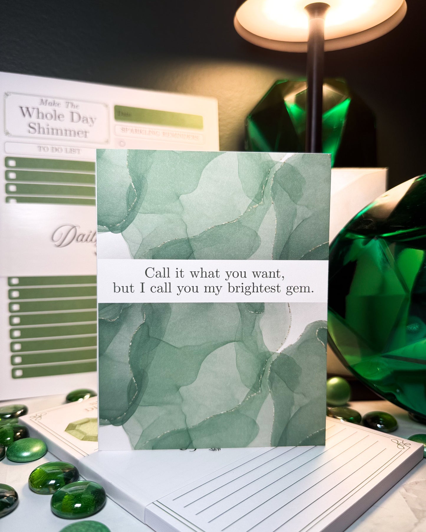 Call It What You Want - Emerald Mine - Greeting Card