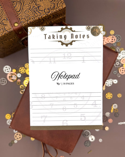 Changing Gears, Taking Notes - Notepad