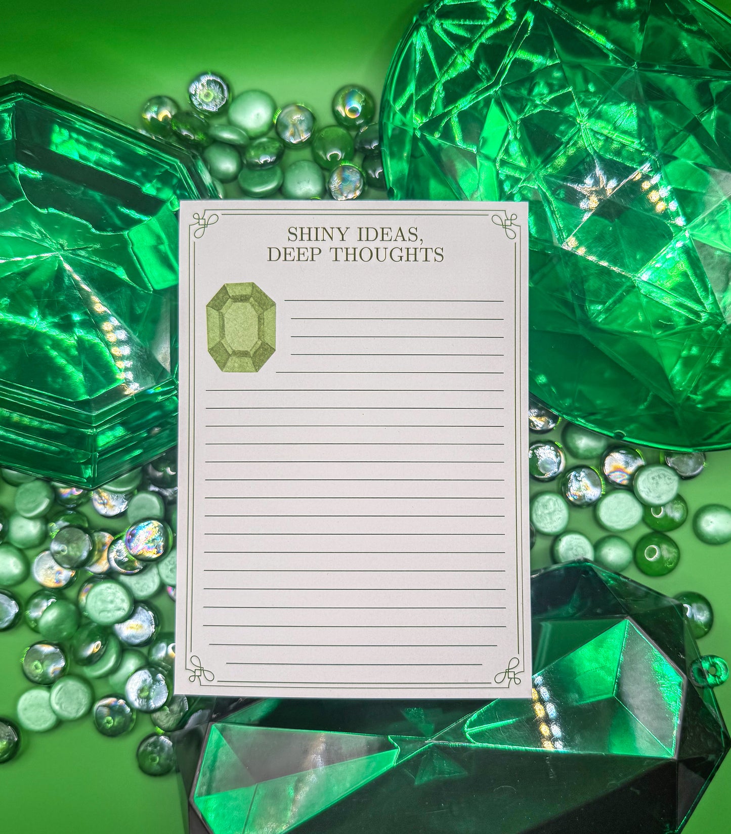 Shiny Ideas, Deep Thoughts - Notepad 5" x 7"